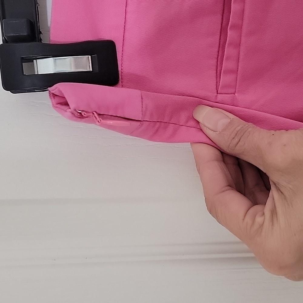 Pendleton Size 8 Pink Side Zip Stretch Capri Pant… - image 5